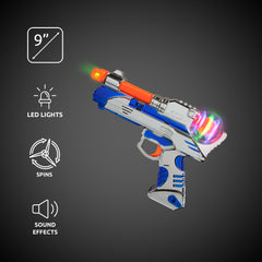 LED Spinning Pistol