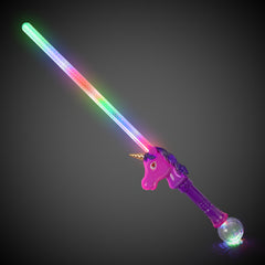 LED Purple Unicorn Sword