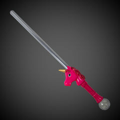 LED Pink Unicorn Sword