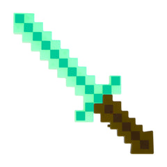 LED Teal 18" Pixel Sword