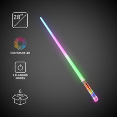 LED Multi-Color Super Saber Swords